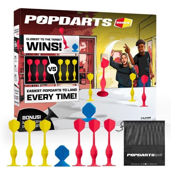 Popdarts Rookie Pack Suction Cup Dart Game — original gift idea