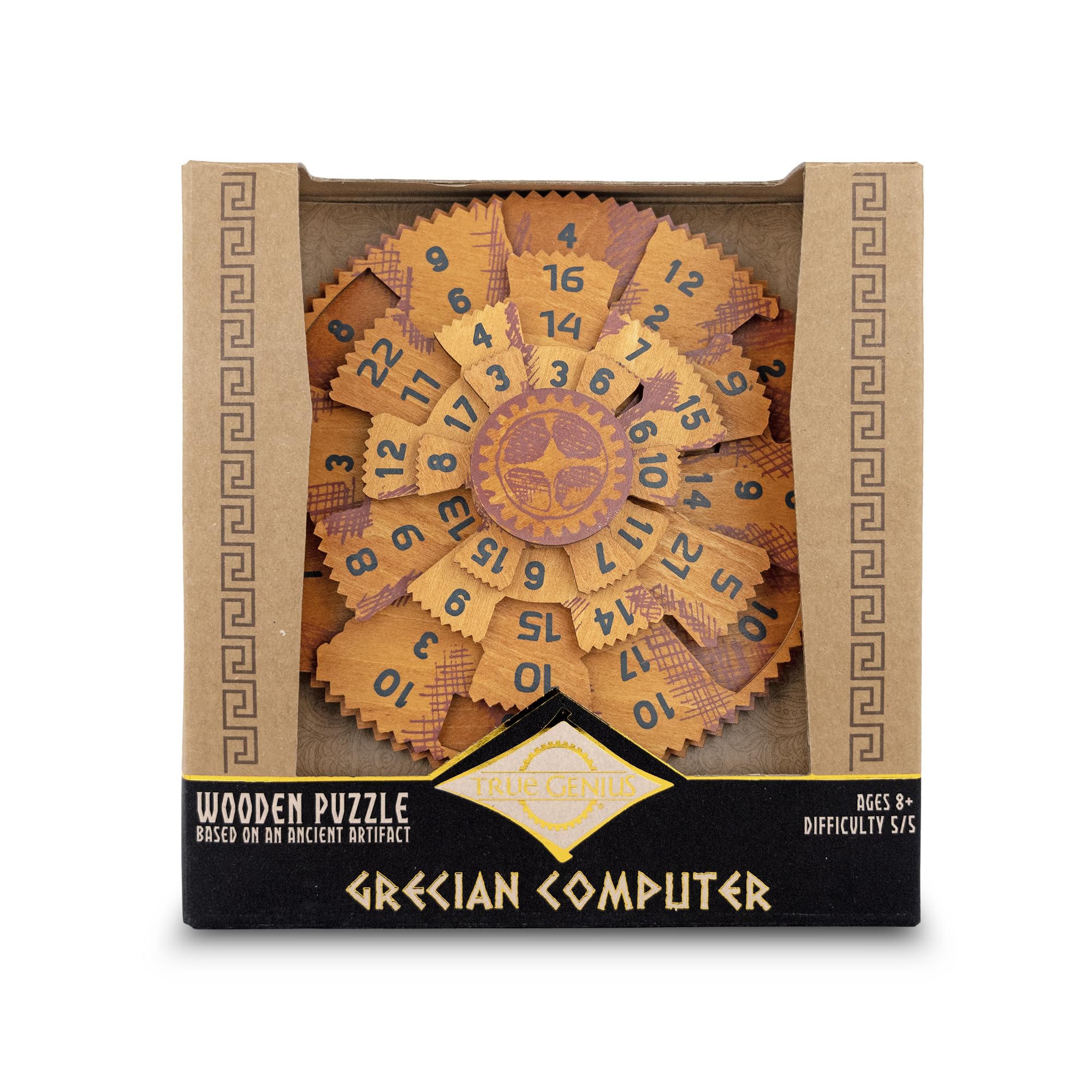 Project Genius Grecian Computer Mechanical Math Puzzle — original gift idea