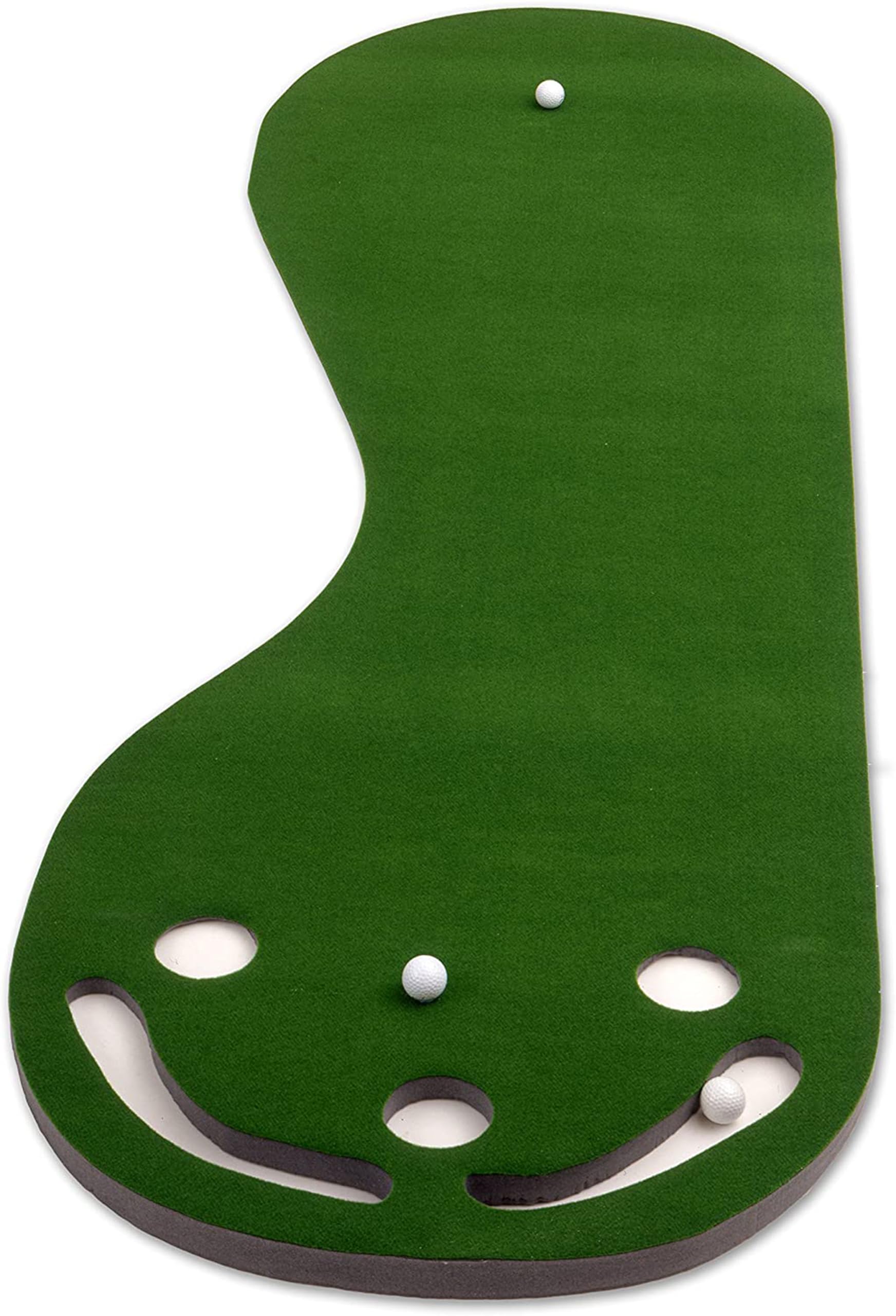 PUTT-A-BOUT Grassroots Par Three Putting Green (9 ft x 3 ft) — original gift idea