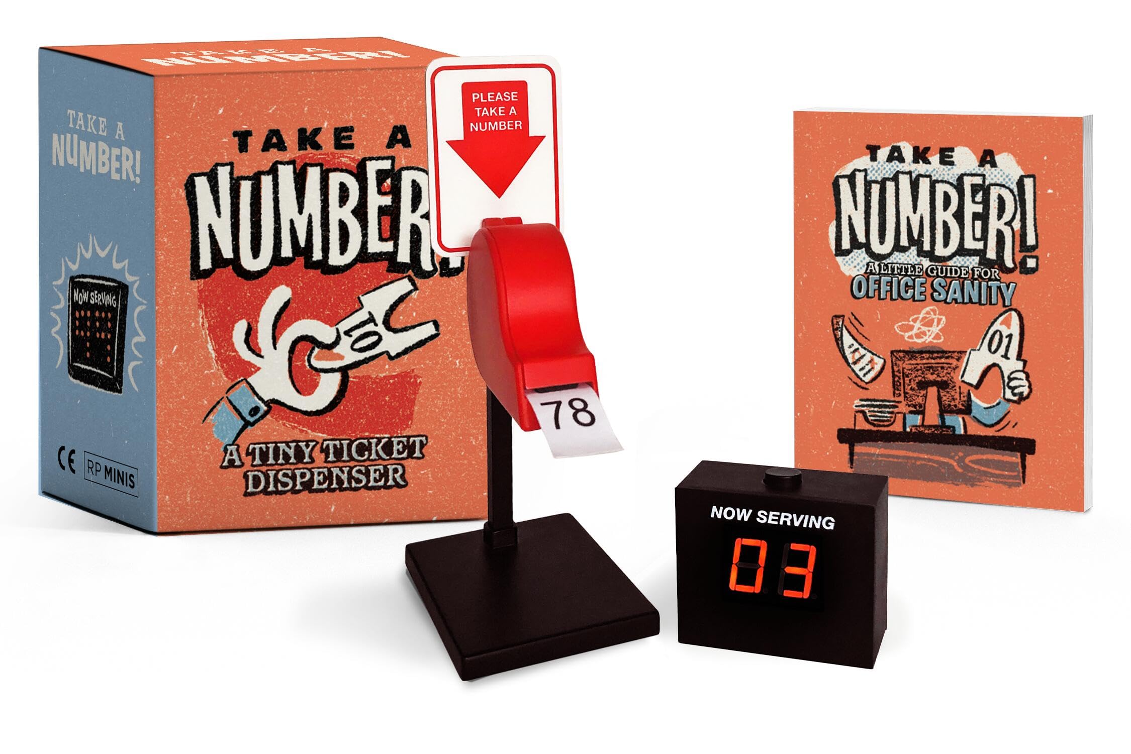 Take a Number! Tiny Ticket Dispenser — original gift idea