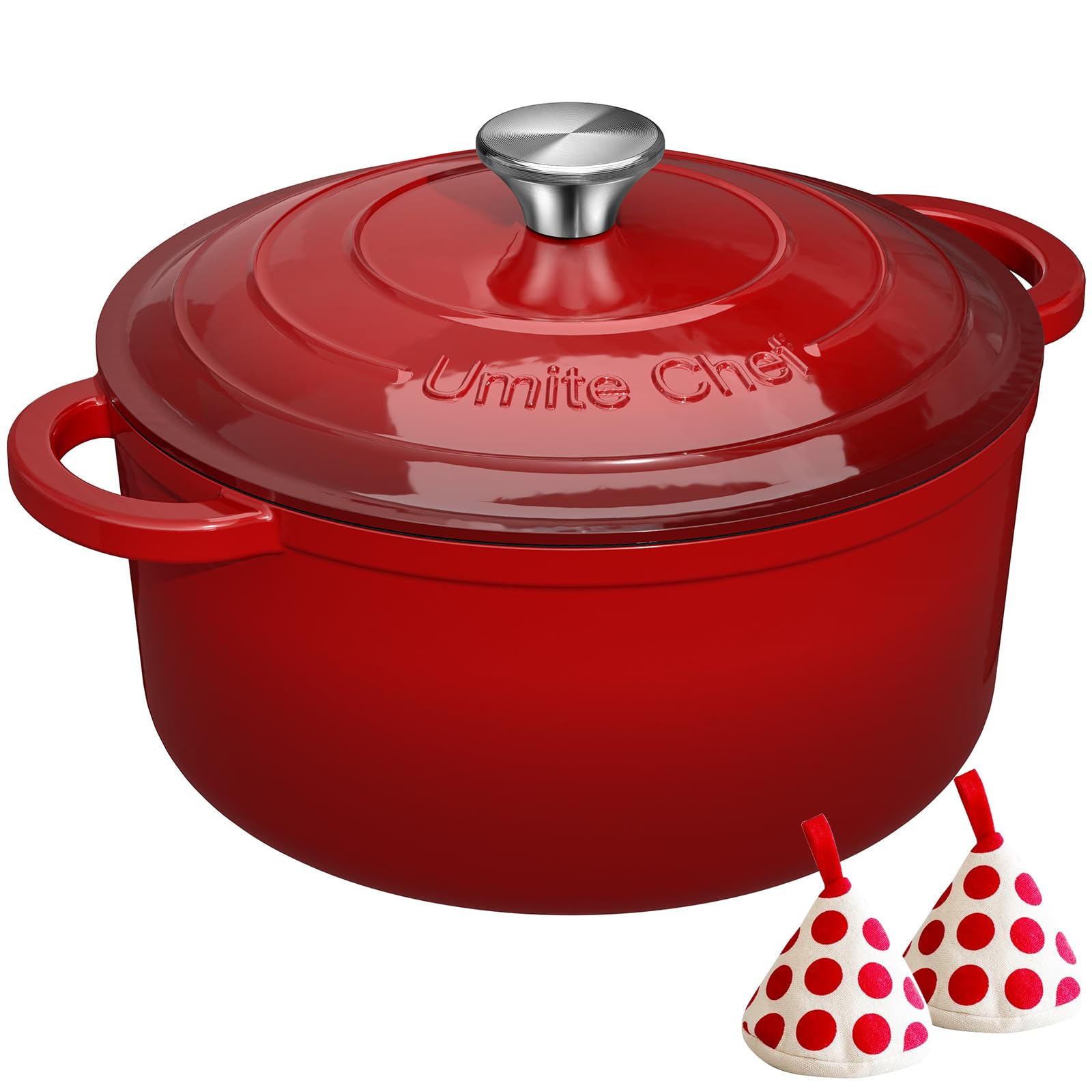 Umite Chef 5-Quart Enameled Cast Iron Dutch Oven — original gift idea
