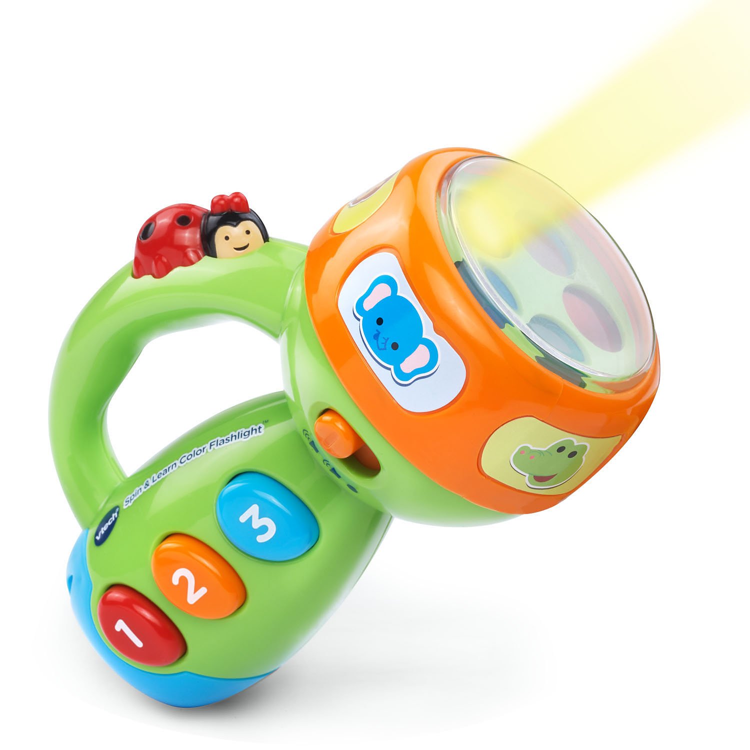 VTech Spin and Learn Color Flashlight, Lime Green — original gift idea