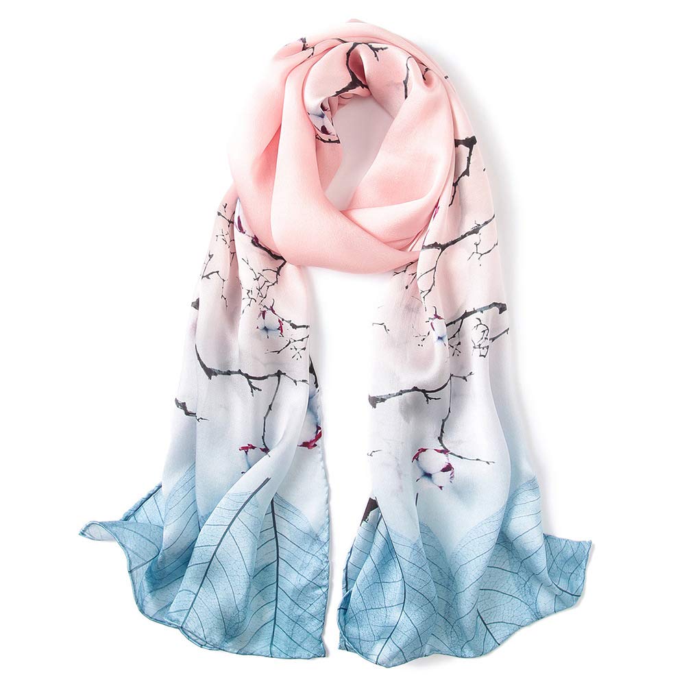 La longue écharpe 100% soie de mûrier ANDANTINO — idée cadeau original