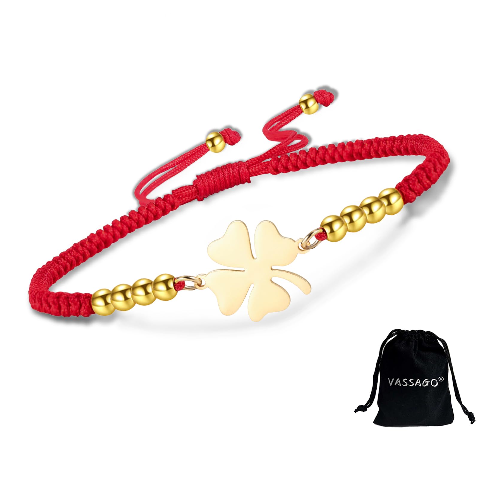 Le bracelet trèfle en acier inoxydable — idée cadeau original