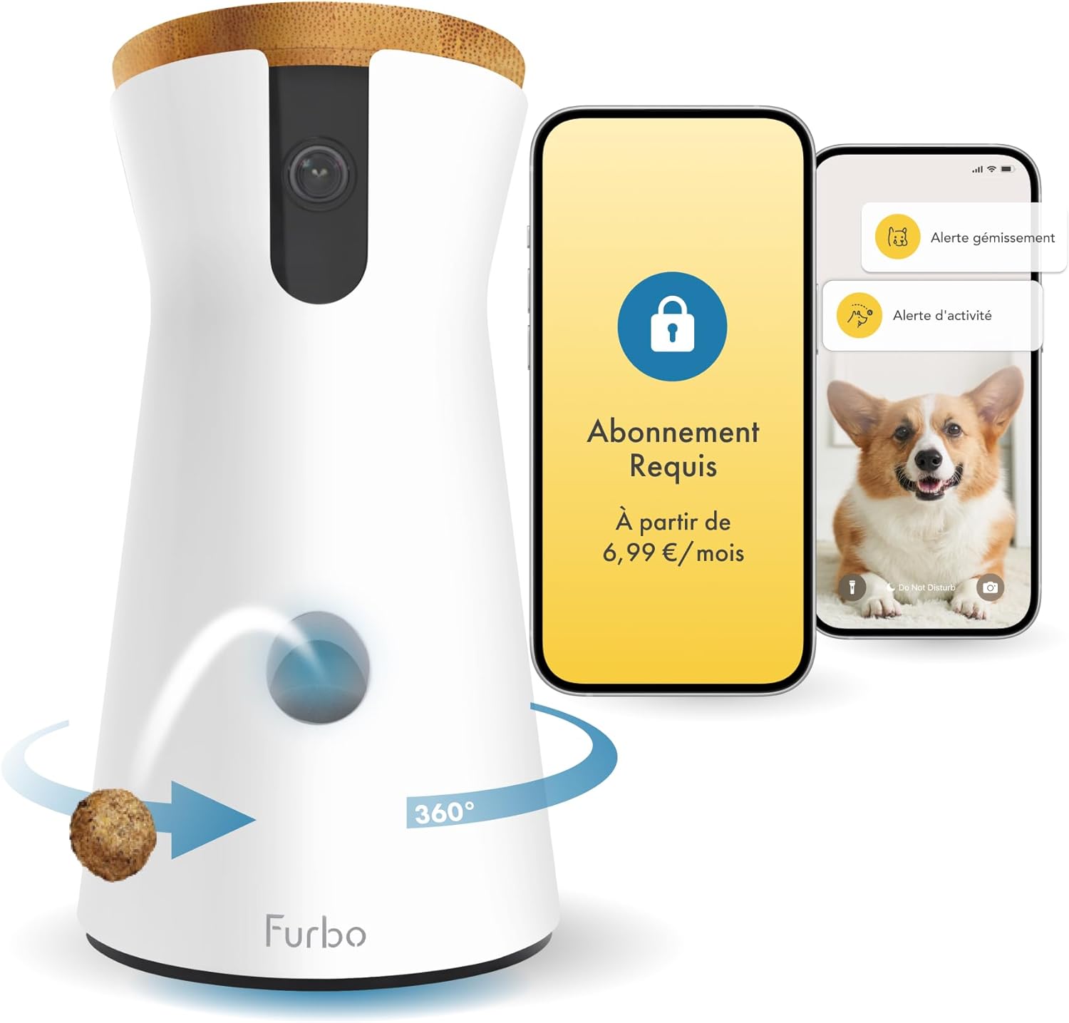 La caméra Furbo pour chien 360° — cadeau drôle et insolite