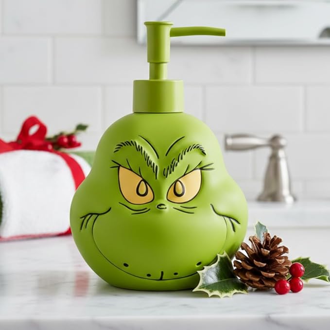 Le distributeur de savon Grinch — cadeau drôle et insolite