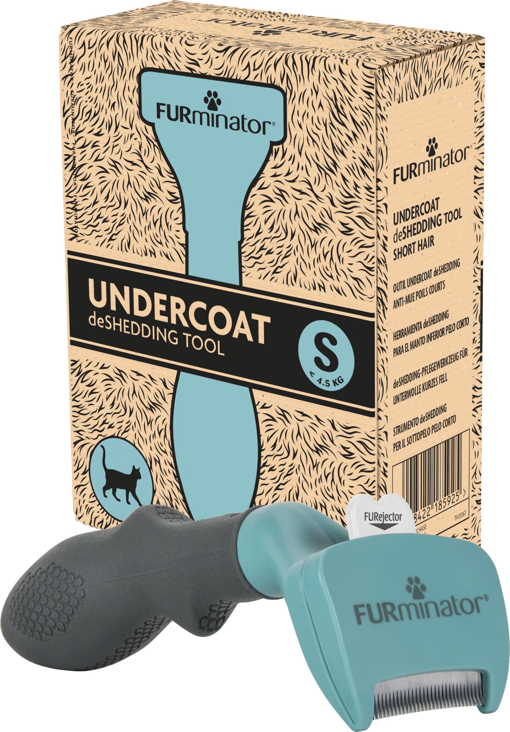 Brosse anti-mue FURMINATOR pour chat — idée cadeau original
