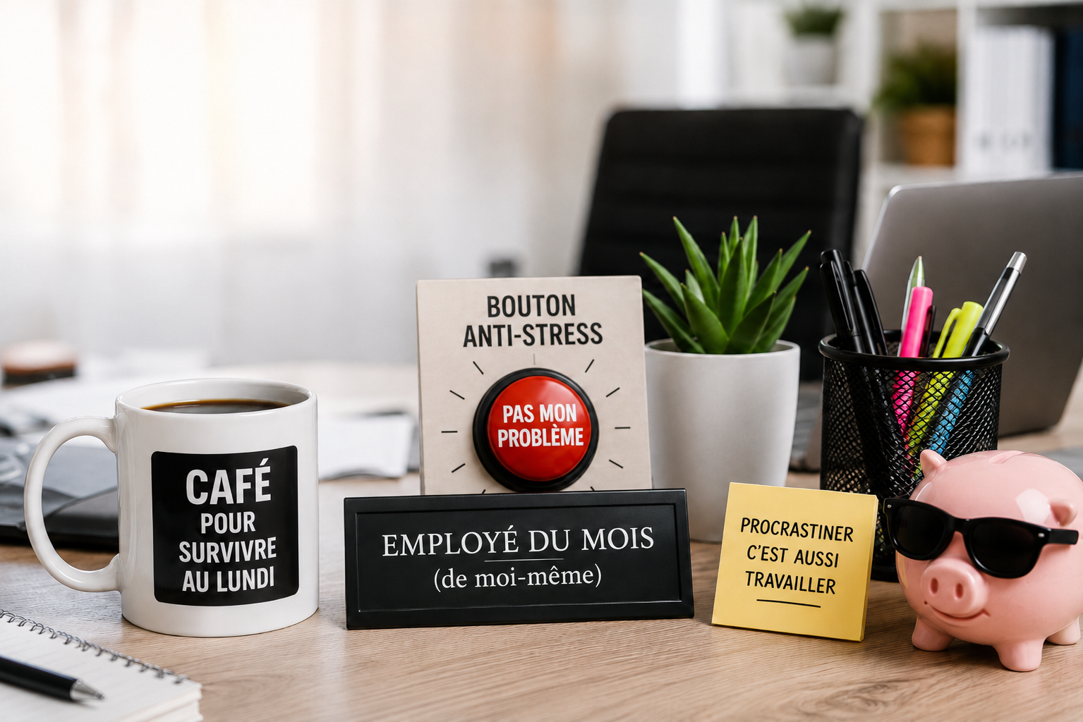 Les meilleurs cadeaux drôles pour collègue de bureau