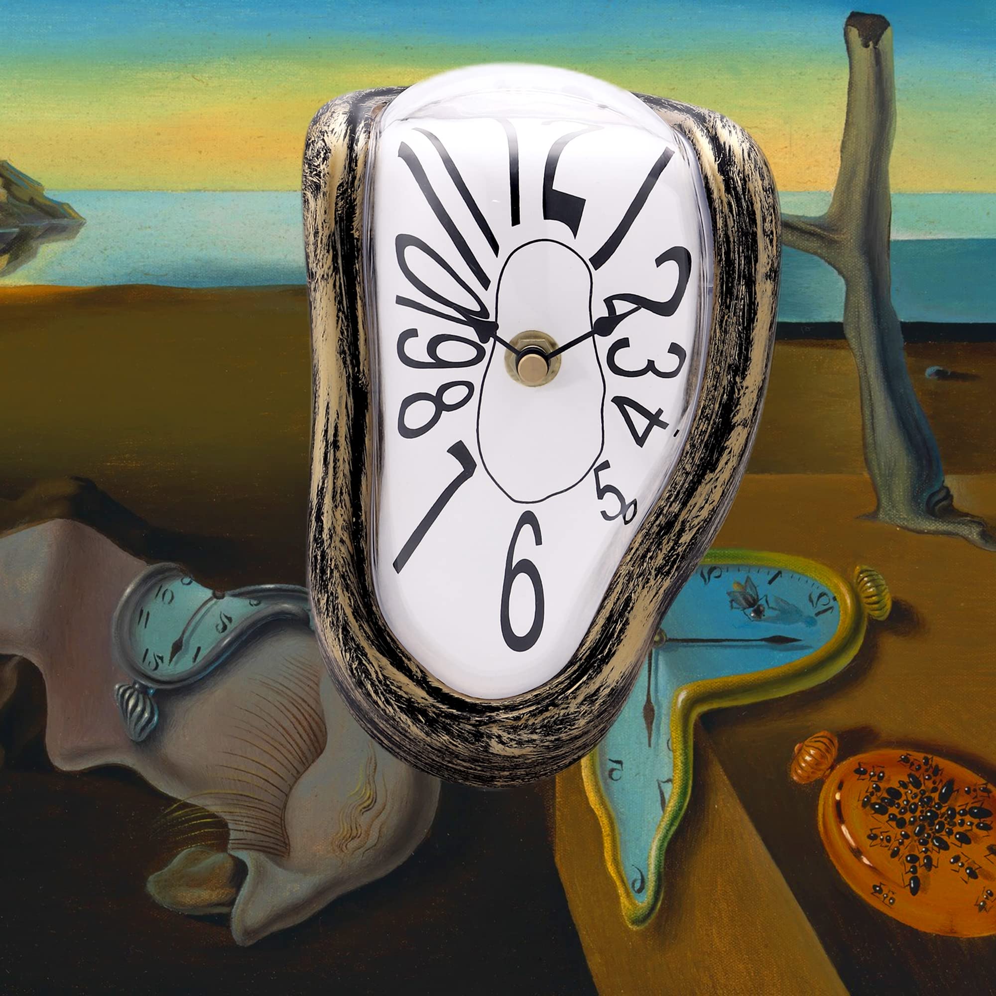 L'horloge fondante inspiration Salvador Dalí — cadeau drôle et insolite