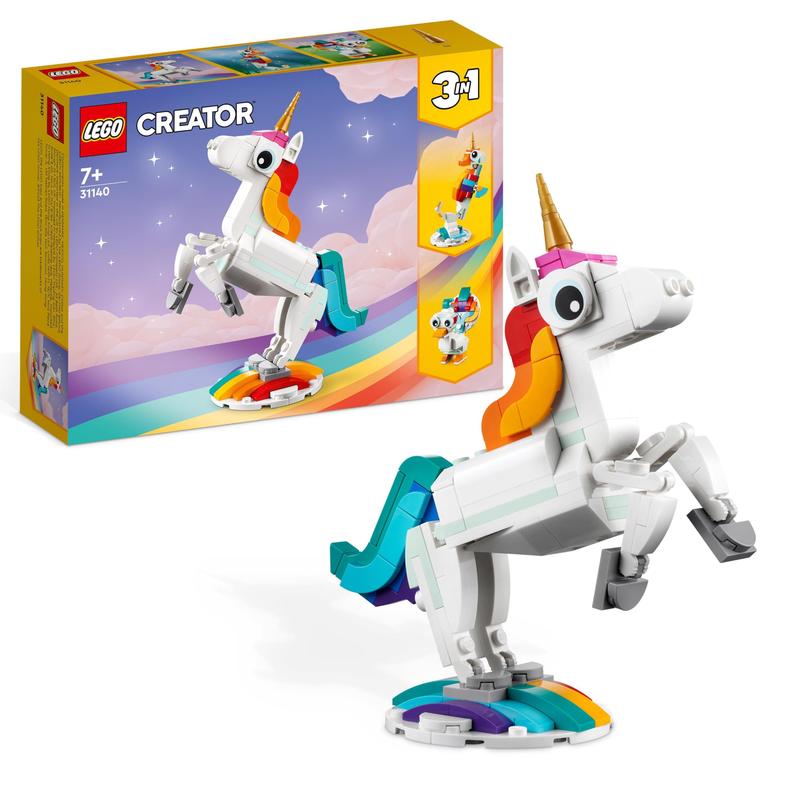 LEGO Creator 3-in-1 Magical Unicorn — original gift idea