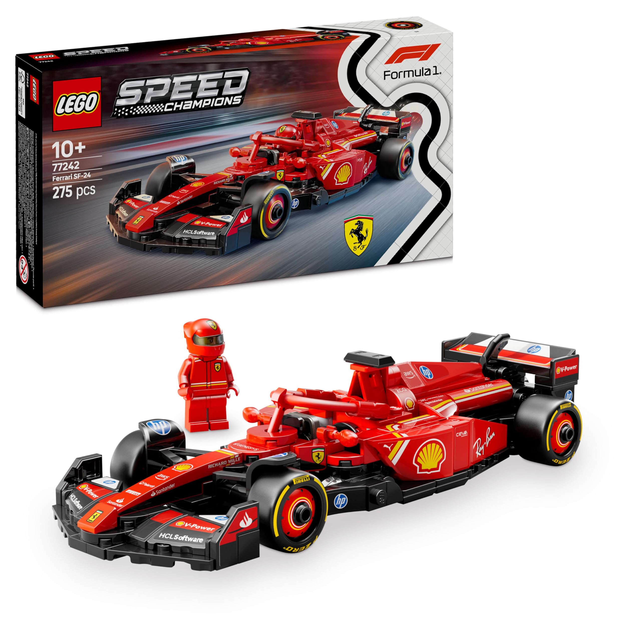 LEGO Speed Champions Voiture F1 Ferrari SF-24 — idée cadeau original