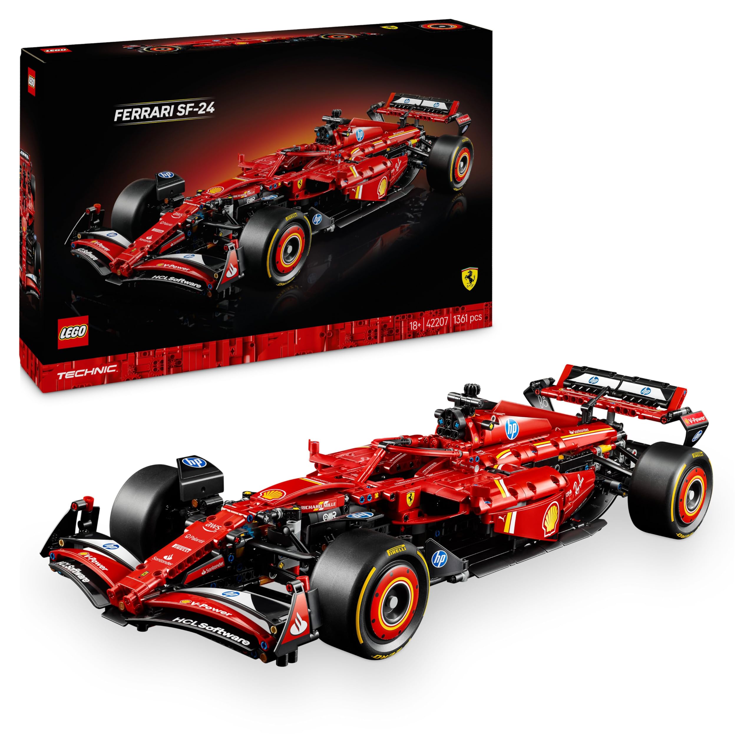 LEGO Technic Ferrari SF-24 F1 Car — original gift idea