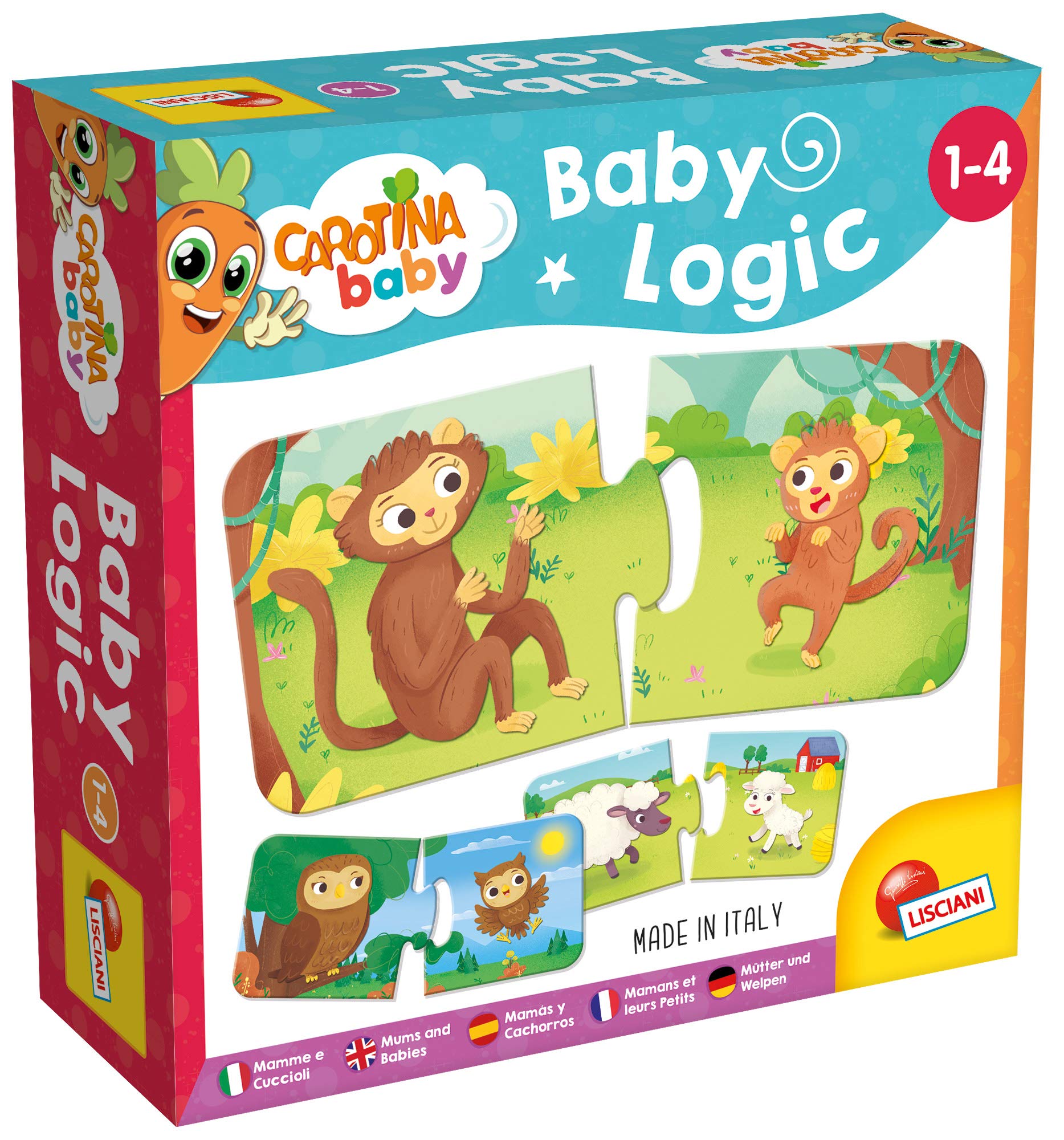 Lisciani Carotina Baby Moms & Babies Matching Puzzle — original gift idea