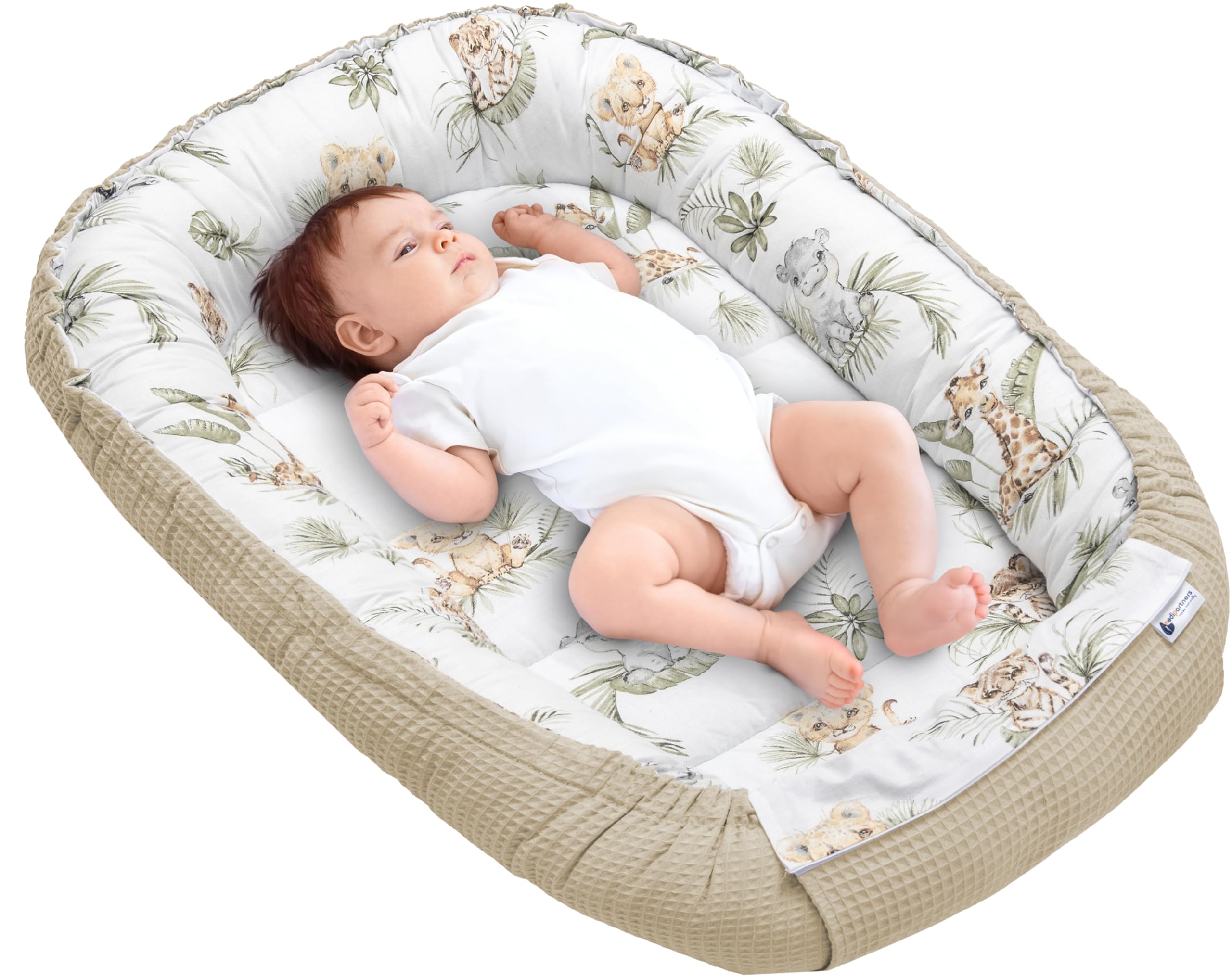 Medi Partners Cocon Réducteur de Lit Baby Nest 100x60cm — idée cadeau original