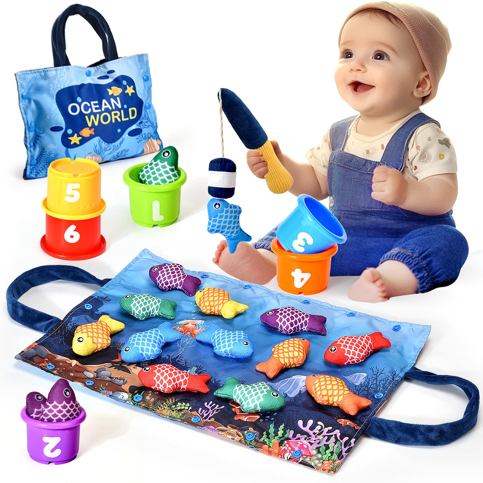 Pêche Magnétique Montessori — cadeau drôle et insolite