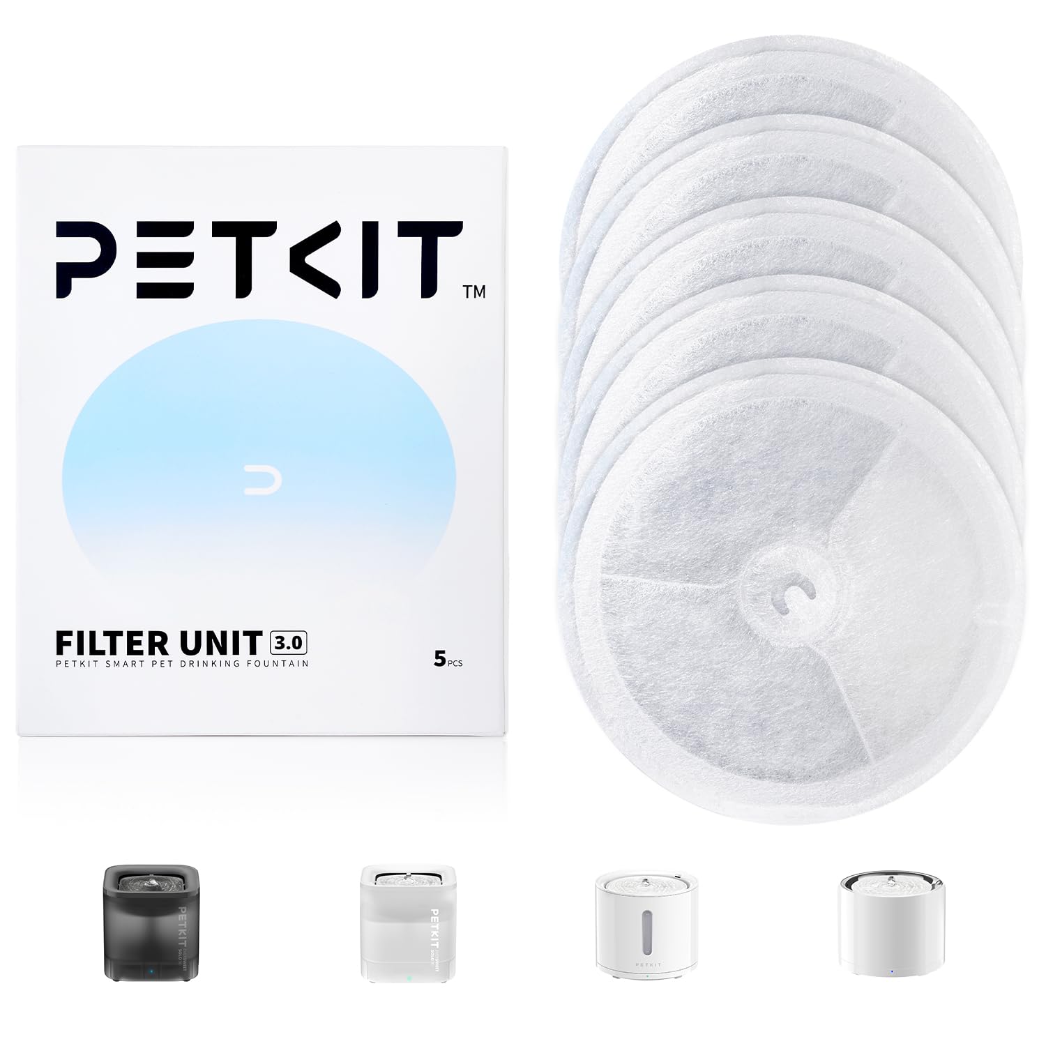 Filtres de rechange fontaine PETKIT — idée cadeau original
