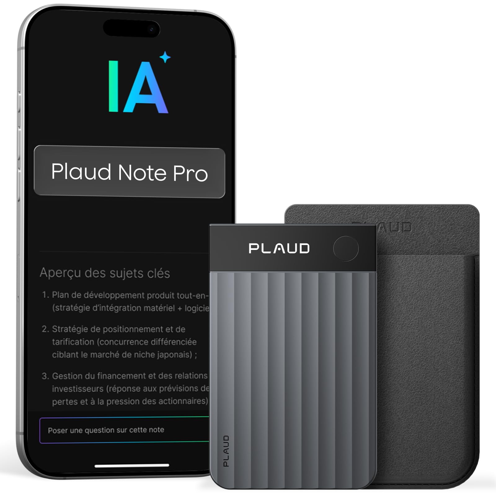 Plaud Note Pro - Enregistreur vocal IA — idée cadeau original