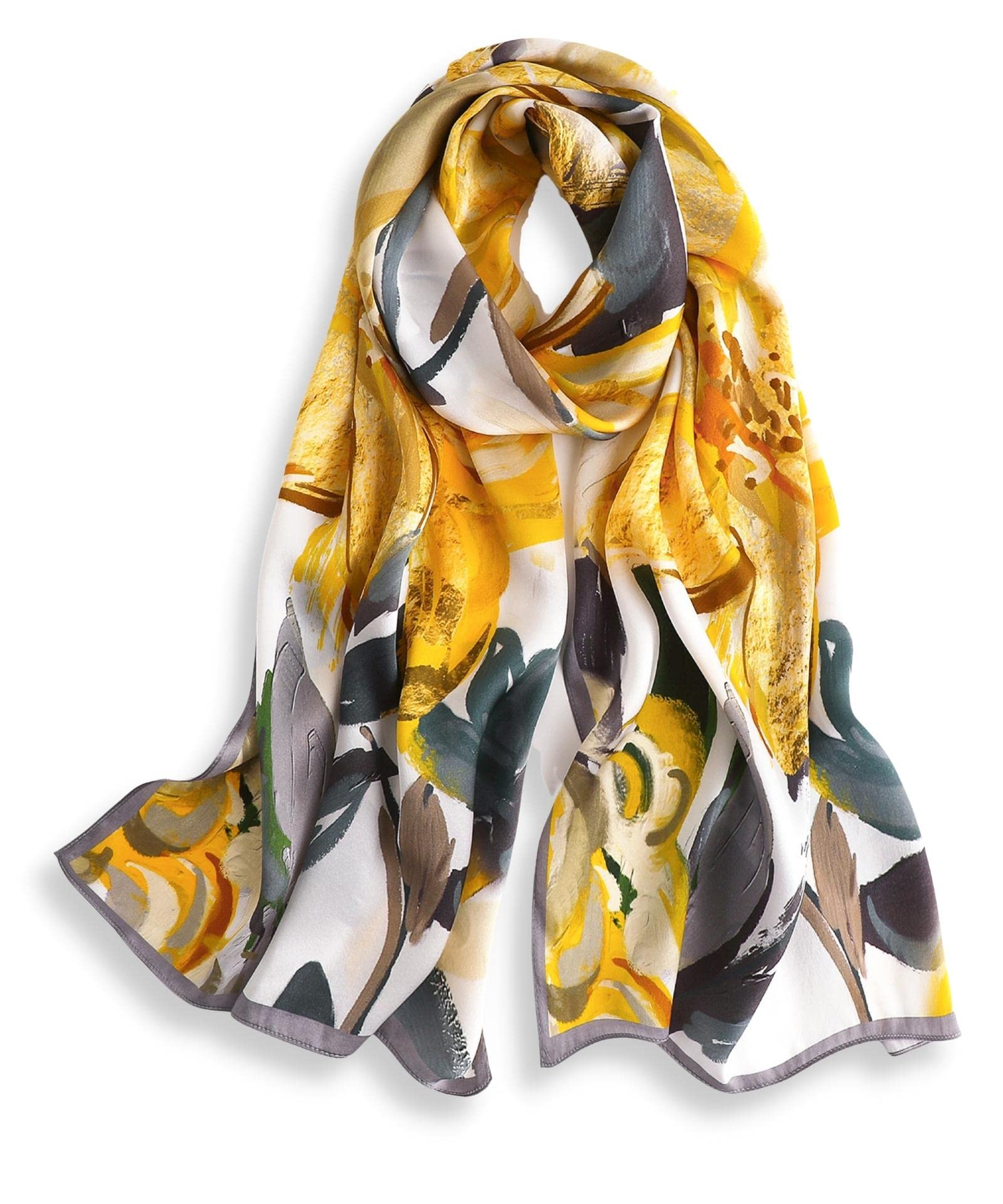 PoeticEHome Mulberry Silk Scarf with Gift Packaging — original gift idea
