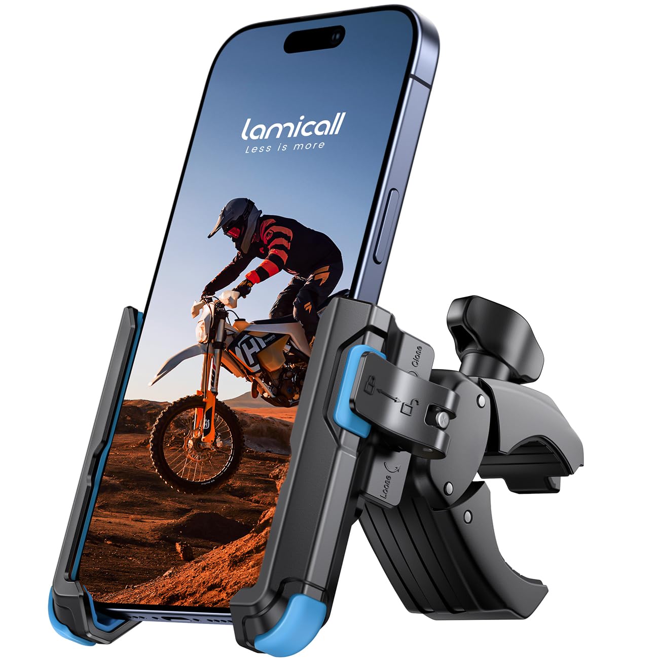 Le support téléphone vélo et moto Lamicall — cadeau drôle et insolite