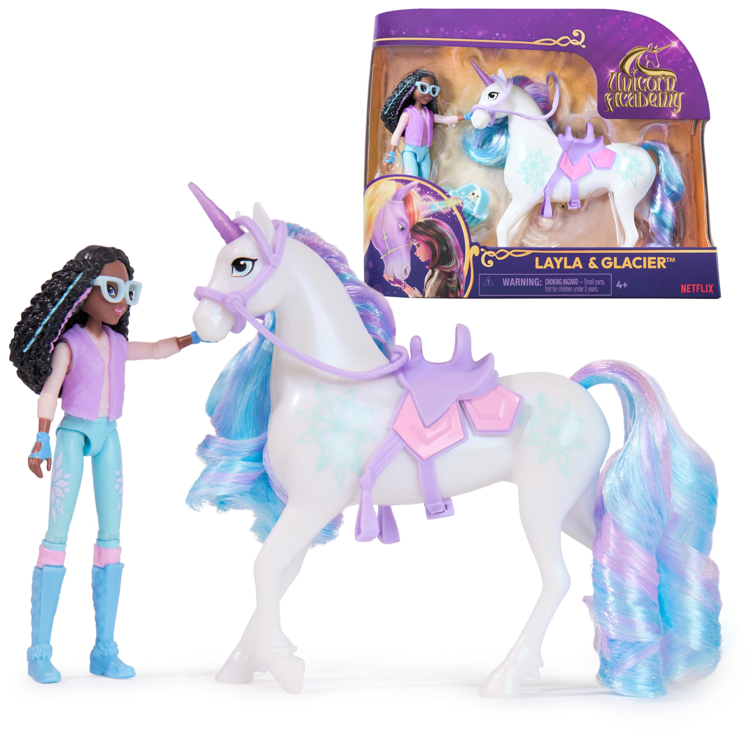 Unicorn Academy — Licorne Glacier + Poupée Layla — idée cadeau original